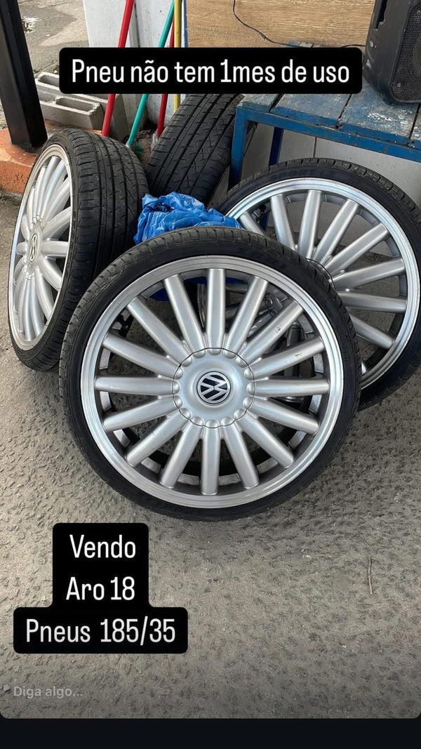 JOGO DE RODA ARO 18 VW