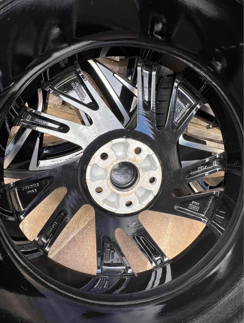 Rodas Volkswagen Golf Mk8 Passat Aro 20 5x112 (jogo) +Pneus Cor Preto Diamantado