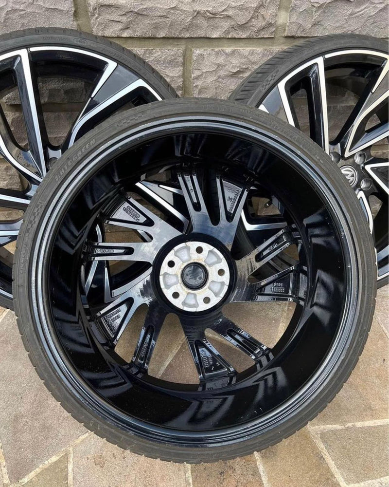 Rodas Volkswagen Golf Mk8 Passat Aro 20 5x112 (jogo) +Pneus Cor Preto Diamantado